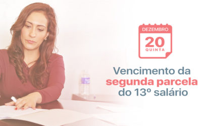 Não esqueça a segunda parcela do 13º salário